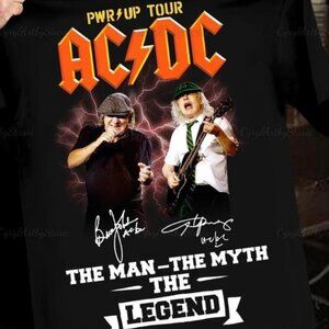 ACDC Pwr Up World Tour 2024 T-Shirt, Vintage Acdc T-Shirt, Acdc Lover Gift